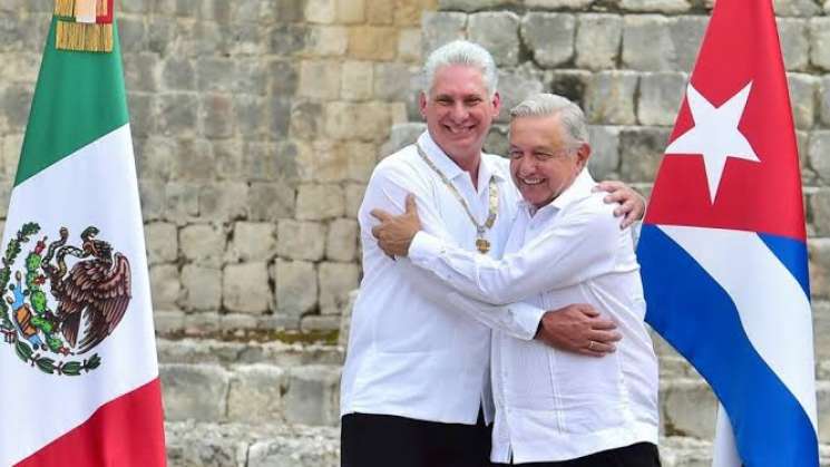 Entrega AMLO  la Orden del Águila Azteca a Miguel Díaz-Canel