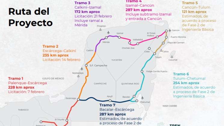 INAH da visto bueno al 100% a tramo 5 del Tren Maya