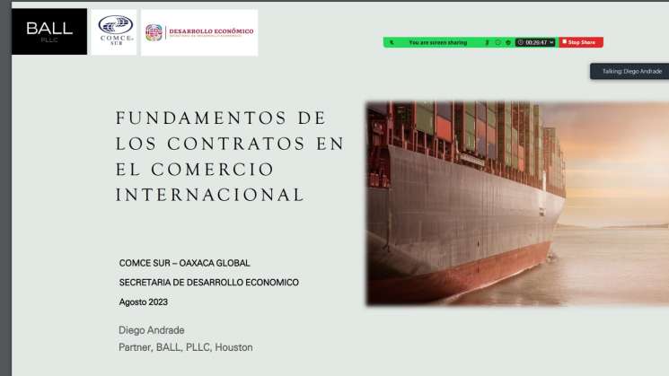 Orienta Sedeco a empresariado oaxaqueño en comercio exterior