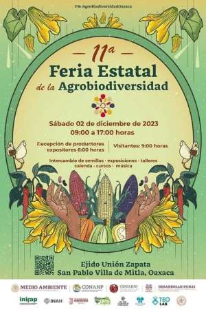 Invita Gobierno de Oaxaca a Feria Estatal de la Agrobiodiversidad