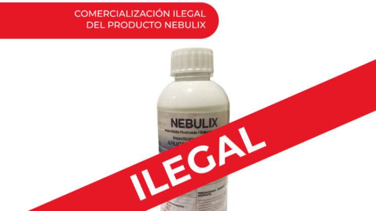 Alerta Cofepris sobre uso doméstico de insecticida Nebulix
