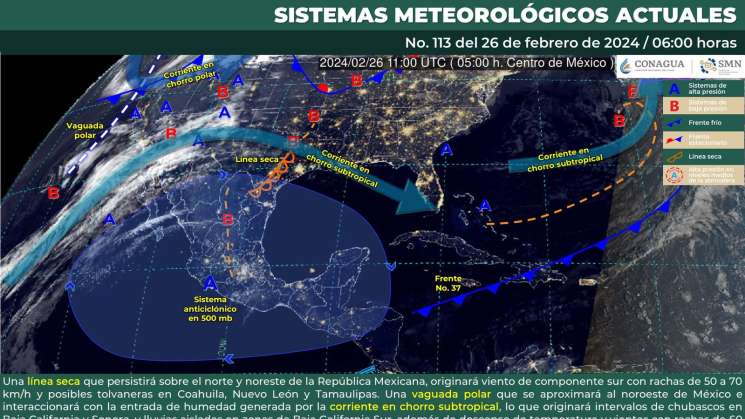 Se prevé día con intensa radiación solar y sin lluvias en Oaxaca