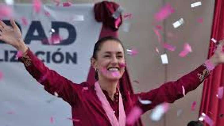 Aventaja Claudia en encuestas, MC se desfonda