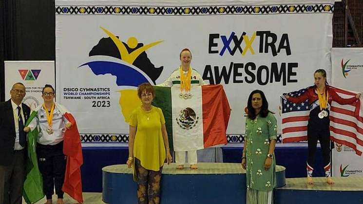 Bárbara Wetzel es multicampeona en Mundial de Gimnasia Artística 