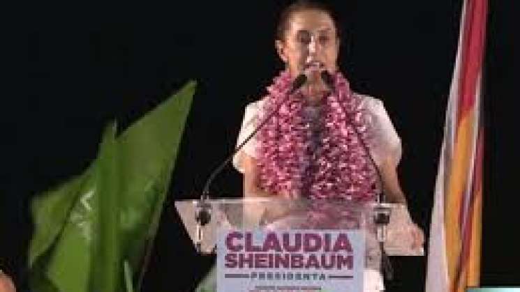 Concluye gira Claudia Sheinbaum por Oaxaca en Huatulco 