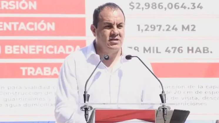 Pide licencia Cuahutemoc Blanco como gobernador de Morelos