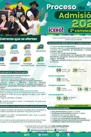   Abre UTVCO segunda convocatoria de admisión para cuatrimestre 