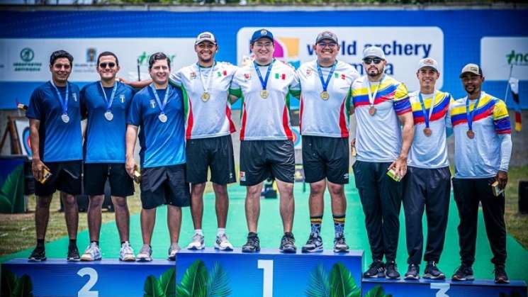 México gana 4 de oro en arco compuesto en Panamericanos Medellín 