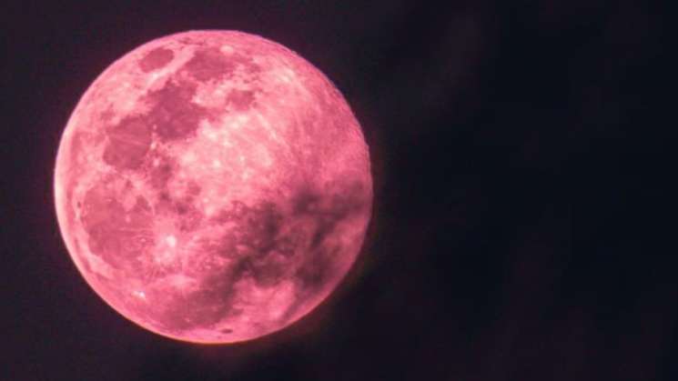 Fenómeno de la luna rosa se verá en Abril 