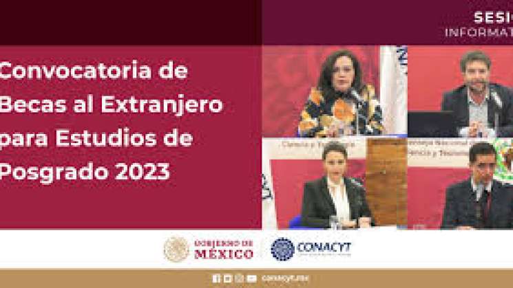 Conahcyt abre convocatoria para beca de posgrados en extranjero 
