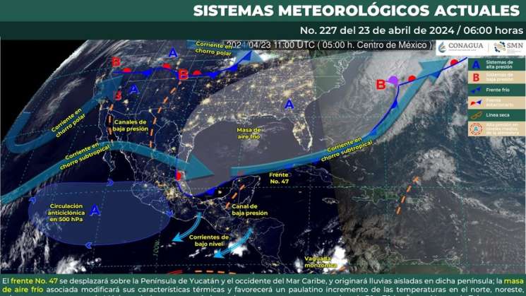 Tormentas aisladas en la Sierra de Juárez y Cuenca del Papaloapan