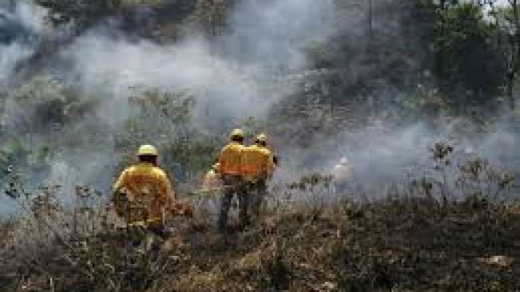   Atiende Coesfo incendio en la Mixteca    