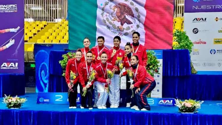 Gana México en Gimnasia Aeróbica 2 oros y 2 platas en Colombia 