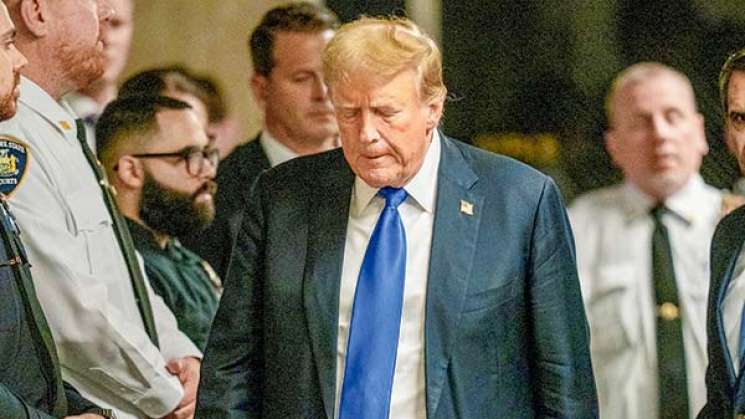 Declaran a Trump culpable de cargos de falsificación