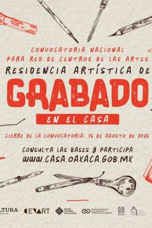 Convocatoria nacional de residencia artística en grabado