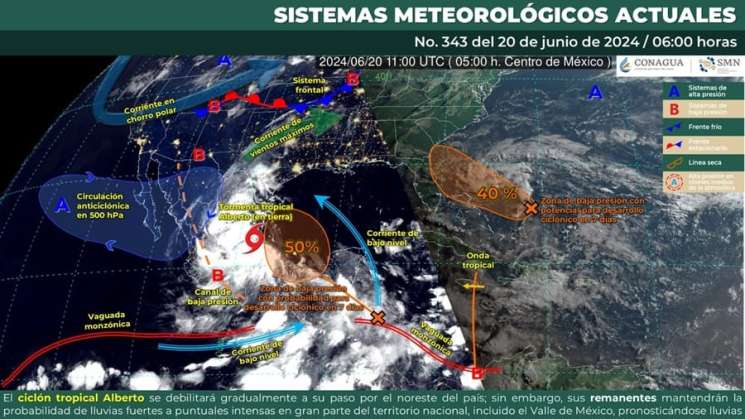Pronostican lluvias en Sierra Sur, Cuenca y Sierra Norte