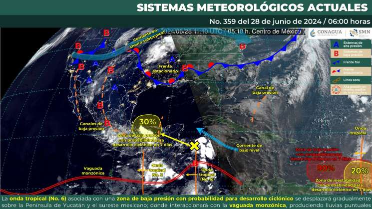  Pronostican temporal lluvioso para este fin de semana en Oaxaca 
