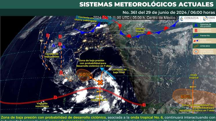  Se prevén lluvias fuertes en varias regiones de Oaxaca 