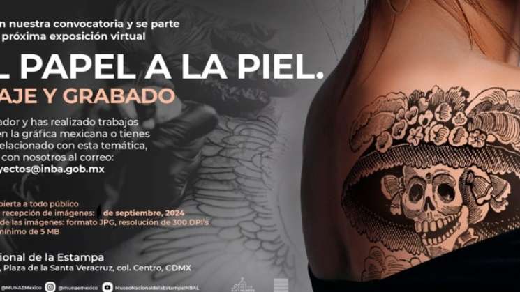 Invitan a participar en la exposición virtual Del papel a la piel