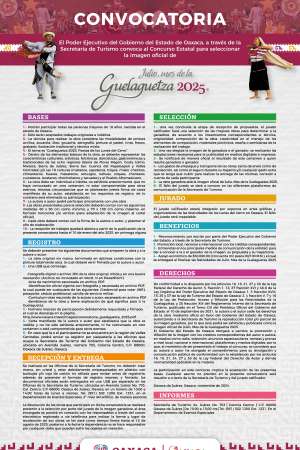  Sigue abierto registro de la imagen oficial de la Guelaguetza