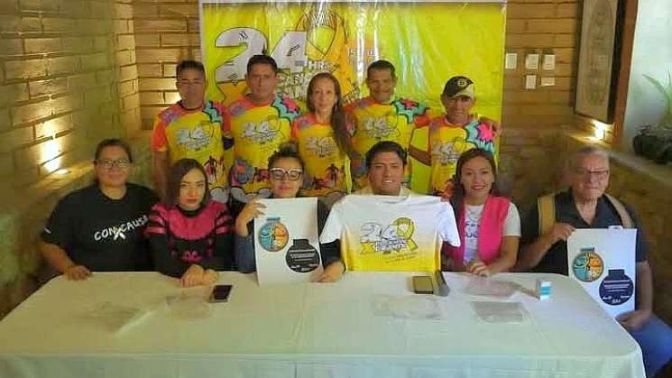Presenta Indeporte Oaxaca “24 Hrs x el Cáncer Infantil
