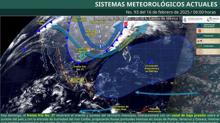 Pronostican lluvias con tormentas aisladas en Oaxaca 