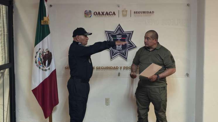 Tras paro, hay nuevo comisionado de Policía Estatal de Oaxaca
