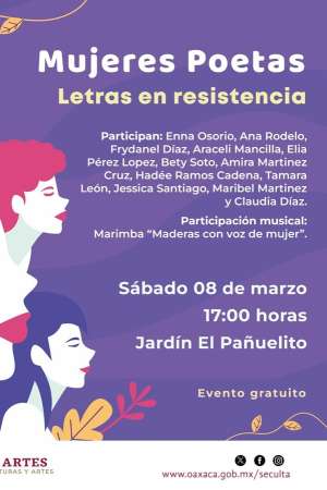 Invita Seculta a expresiones culturales en día de la mujer 