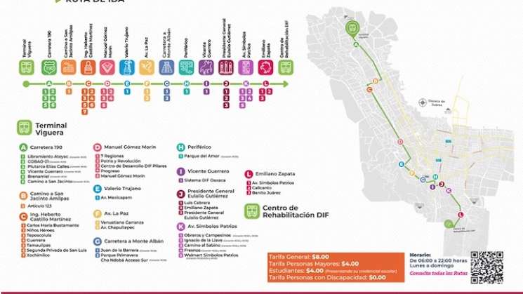 Consolida Oaxaca sistema de transporte urbano con BinniBus