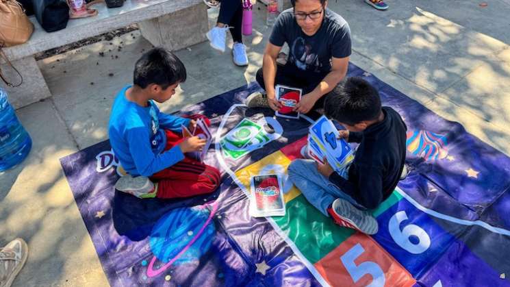 Disfrutan niñez y jóvenes más de 30 actividades en la Divertiruta