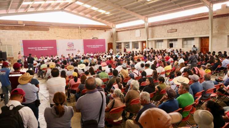 Primavera Oaxaqueña impulsa el desarrollo en San Pablo Huitzo