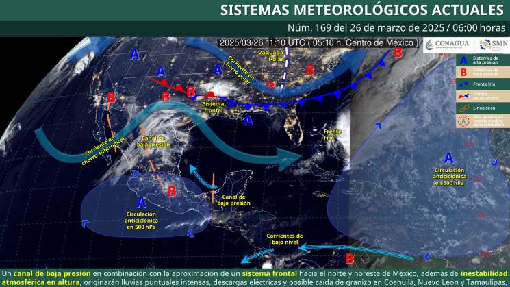 Anuncian lluvias y tormentas eléctrica en regiones de Oaxaca 
