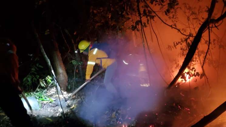 Incendio en San Gabriel Mixtepec, controlado y liquidado  