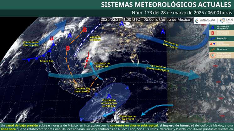Persisten lloviznas y tormentas dispersas en regiones de Oaxaca 