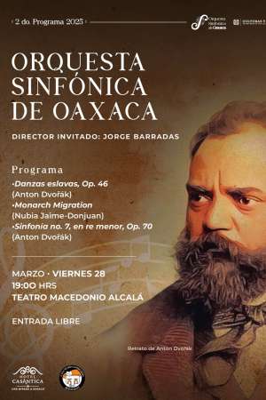 Ofrece Orquesta Sinfónica de Oaxaca segundo concierto gratuito  