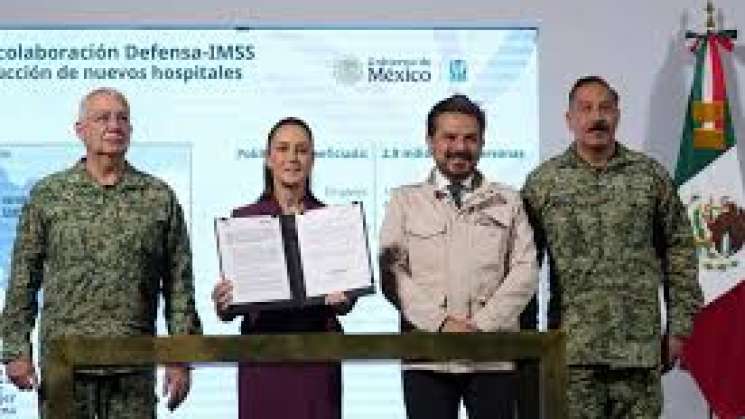 Anuncia Sheimbaum: Sedena construirá 7 hospitales del IMSS