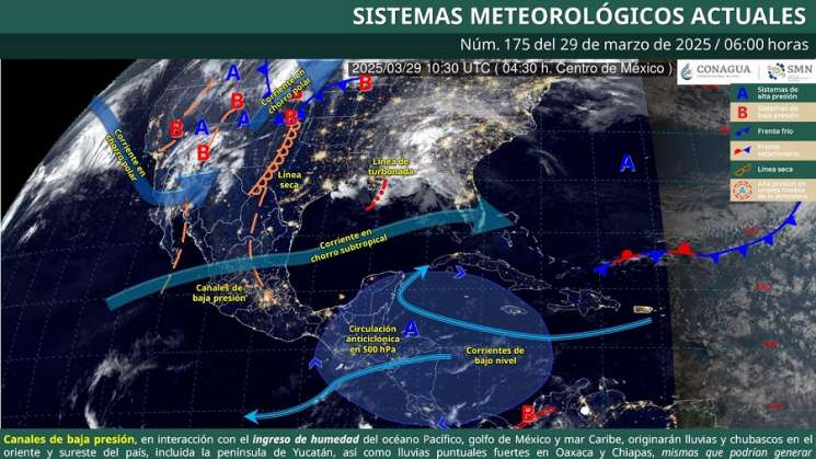 Se prevé poca probabilidad de lluvias en Oaxaca 