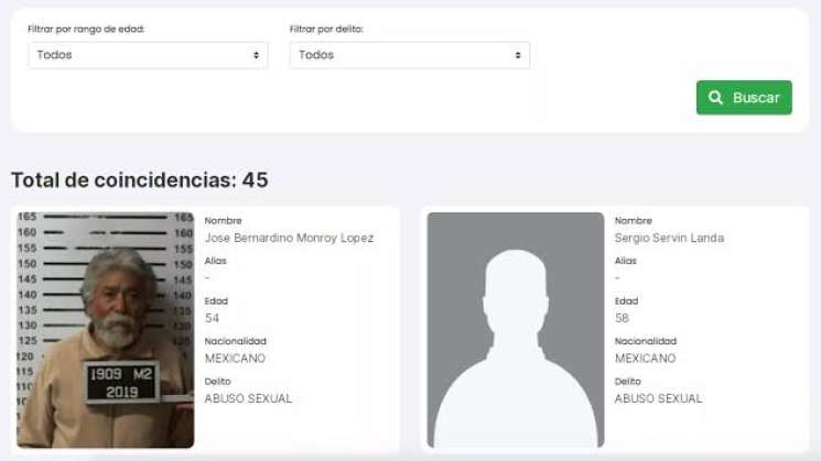 TSJO dispondrá con padrón de abusadores de género en línea 