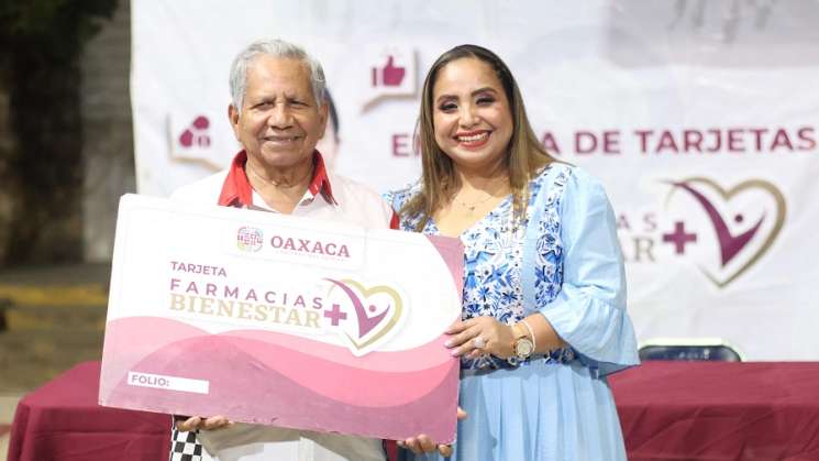 Entrega Sebienti 300 tarjetas Farmacias Bienestar en 5 Señores 