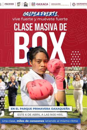 Invita Carlos “El Príncipe” Cuadras a clase “Boxeando por la Paz