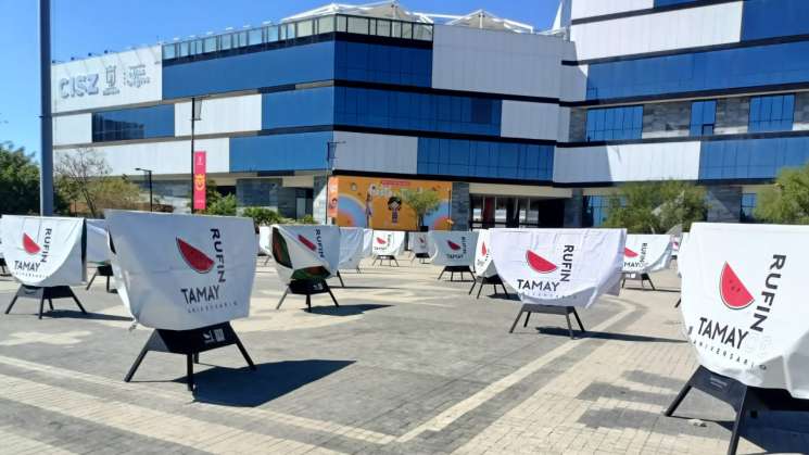 Instalación de exposición Ruta de escultores en Zapopan. VÍDEO 