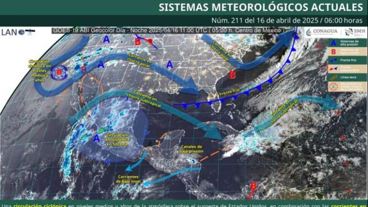 Ambiente fresco a frío por la mañana y caluroso por la tarde 