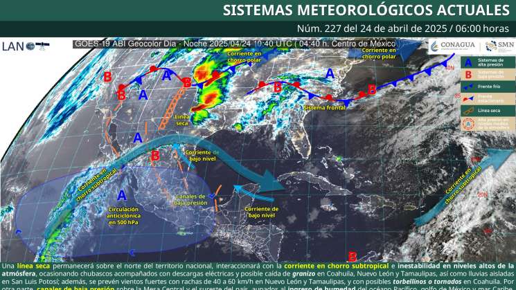 Siguen lluvias variables con tormentas puntuales en Oaxaca 