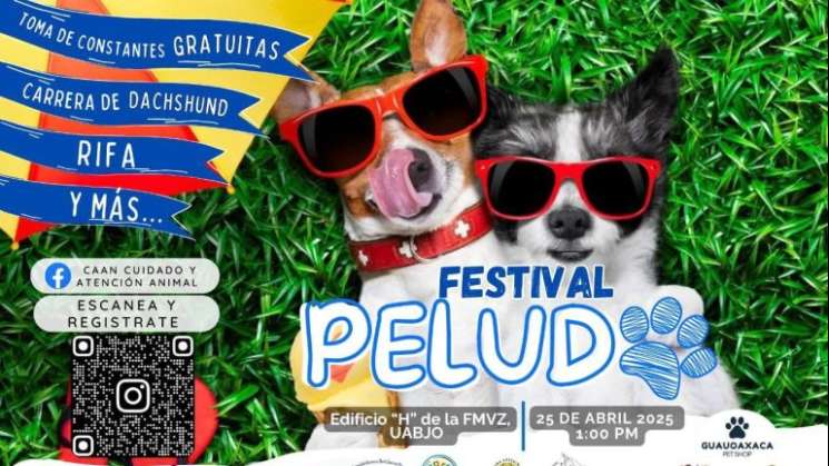 Invita Veterinaria UABJO al 1°Festival Peludo 