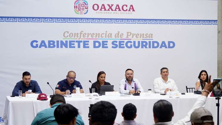Disminuye incidencia delictiva en Oaxaca producto de estrategia 