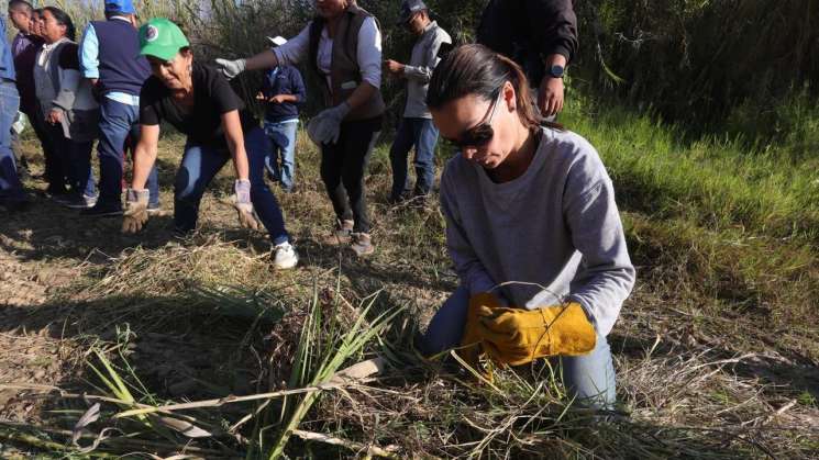 Trabaja Gobierno de Oaxaca y población para sanear río Atoyac 