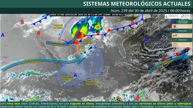 Se prevén temperaturas extremas en algunas regiones de Oaxaca 