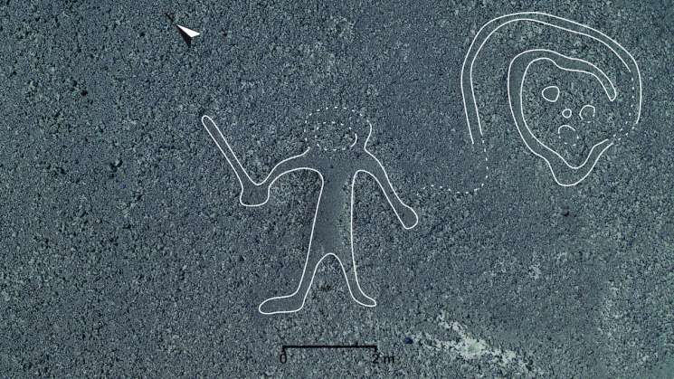 En Nazca, con IA descubre 303 nuevos geoglifos en sólo 6 meses