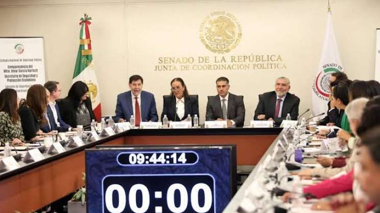 Senado avala plan de seguridad tras comparar García Harfuch