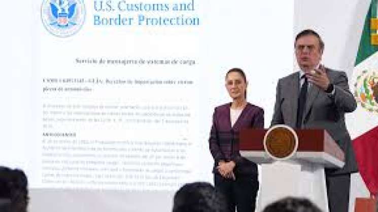 Autopartes mexicanas no tendrán aranceles: Sheimbaum 